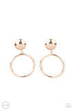 Paparazzi Classic Candescence - Rose Gold CLIP Earring