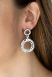 Paparazzi Modern Motivation - White Earrings