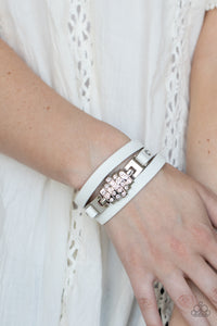 Ultra Paparazzi Urban - White Bracelet