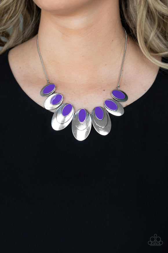 Paparazzi Endless Eclipse - Purple Necklace