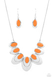 Paparazzi Endless Eclipse - Orange Necklace