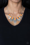 Paparazzi Endless Eclipse - Orange Necklace