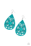 Paparazzi Marine Eden - Blue Earring