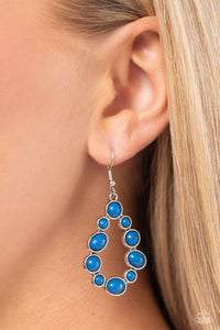 Paparazzi POP-ular Party - Blue Earring