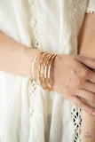 Paparazzi Sensational Shimmer - Gold Bracelet