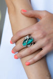 Paparazzi Enlightened Elegance - Green Ring