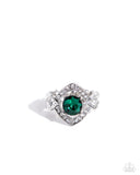 Paparazzi Undefeated Dazzle - Green Ring