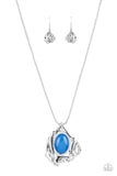 Paparazzi Amazon Amulet - Blue Necklace