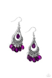Paparazzi Beachside Ballroom - Purple Earring