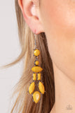 Paparazzi Visually Vivacious - Yellow Earring