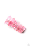 Paparazzi Crystal Caves - Pink Hair Clip