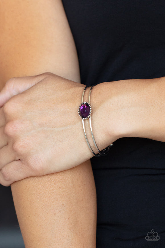 Paparazzi Magnificently Mesmerized - Purple Bracelet