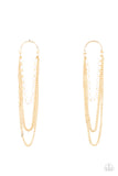 Paparazzi Vintage VIP - Gold Earrings