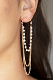 Paparazzi Vintage VIP - Gold Earrings