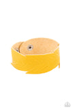 Paparazzi Whimsically Winging It - Yellow Bracelet