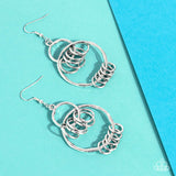 Paparazzi Rebel Ringer - Silver Earring