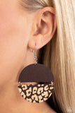 Paparazzi Jungle Catwalk - Brown Earring