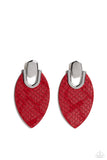 Paparazzi Wildly Workable - Red Earring