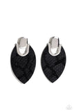 Paparazzi Wildly Workable - Black Earring