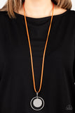 Paparazzi Rural Reflection - Orange Necklace