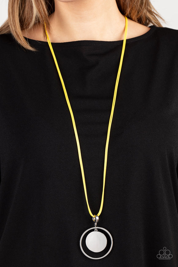 Paparazzi Rural Reflection - Yellow Necklace
