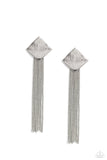 Paparazzi Experimental Elegance - Silver Earring