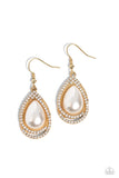 Paparazzi Effortless Elegance - Gold Earring