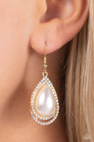 Paparazzi Effortless Elegance - Gold Earring