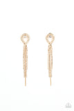 Paparazzi Luxury Lasso - Gold Earrings