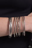 Paparazzi Stackable Stunner - Silver Bracelet