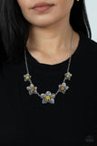 Paparazzi Wallflower Wonderland - Yellow Necklace