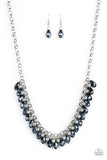 Paparazzi Metro Monarchy - Blue Necklace