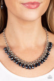 Paparazzi Metro Monarchy - Blue Necklace