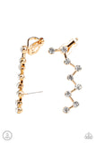 Paparazzi Clamoring Constellations - Gold Earring