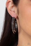 Paparazzi Triple Crown Couture - Silver Earring