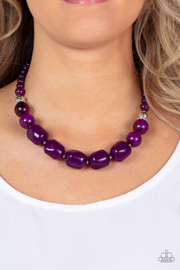 Paparazzi Ten Out of TENACIOUS - Purple Necklace