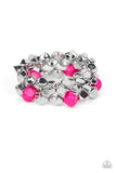 Paparazzi A Perfect TENACIOUS - Pink Bracelet