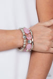 Paparazzi Marina Magic - Pink Bracelet