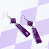 Paparazzi Hollywood Harmony - Purple  Earring