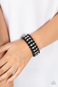 Paparazzi Eiffel Tower Elegance - Black Bracelet