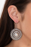 Paparazzi Glorified Glitz - White Earrings