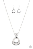 Paparazzi Park Avenue Attitude - Silver Necklace