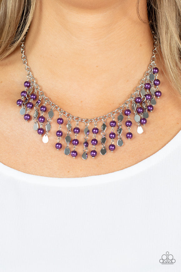 Paparazzi Wall Street Stylist - Purple Necklace