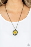 Paparazzi Prairie Passion - Yellow Necklace