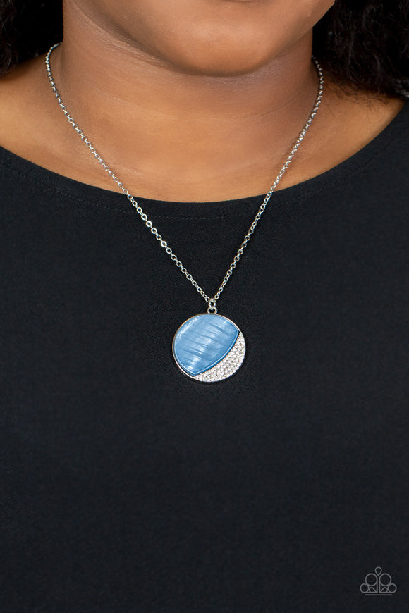 Paparazzi Oceanic Eclipse - Blue Necklace