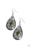 Paparazzi Two PERENNIALS in a Pod - Green Earring