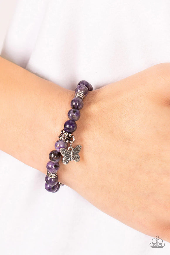 Paparazzi Butterfly Nirvana - Purple Bracelet