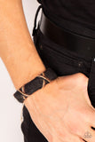 Paparazzi Survival of the Fittest - Black Bracelet