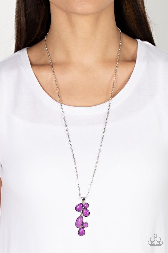 Paparazzi Wild Bunch Flair - Purple Necklace