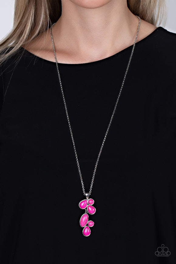 Paparazzi Wild Bunch Flair - Pink Necklace